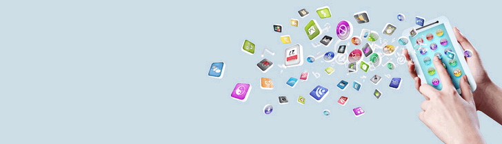 スマートフォンから飛び出すアプリ